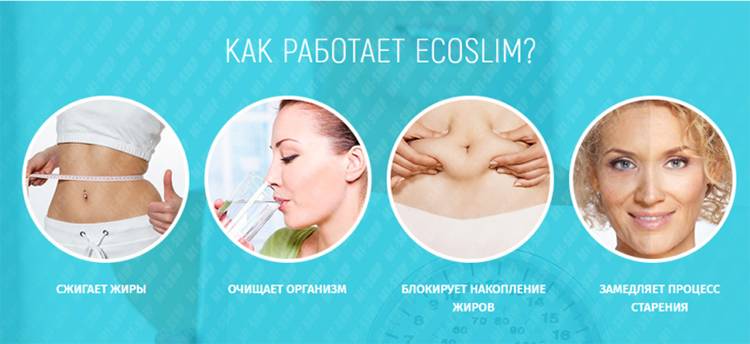 Эко Слим (Eco Slim) для похудения. Принцип действия Эко Слим (Eco Slim) для похудения. Принцип действия